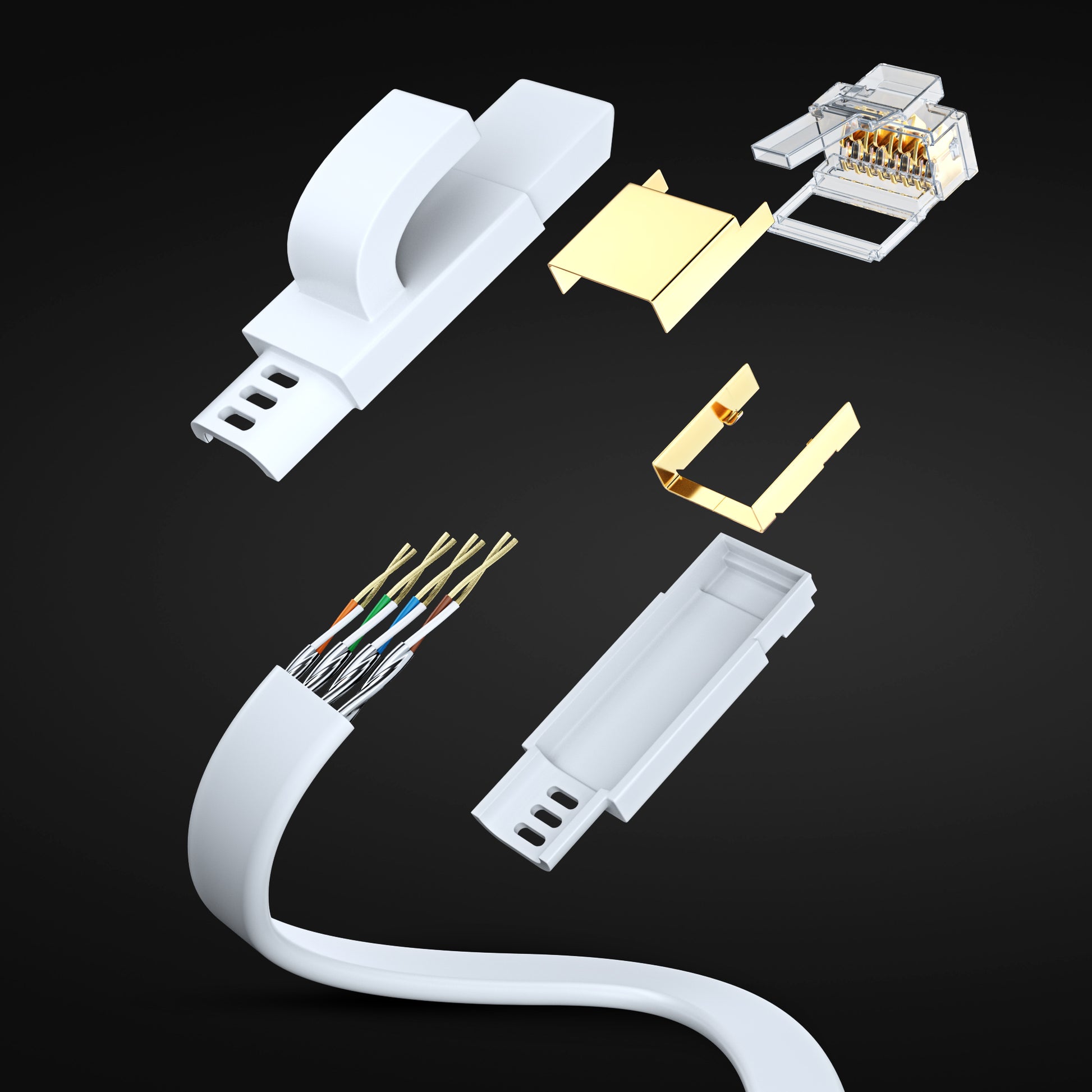 Cat8 Flat Ethernet Cable