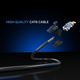 Maximm Cat6 Ethernet Extension Cable Male-to-Female Connector
