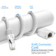 Maximm Cat6 Ethernet Extension Cable Male-to-Female Connector with Screws