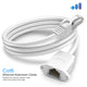 Maximm Cat6 Ethernet Extension Cable Male-to-Female Connector with Screws