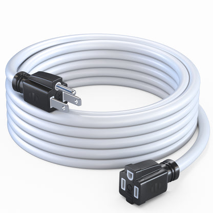 Extension Cord Power Cords Indoor 16 Gauge Wire Heavy Duty ETL Listed