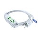 Extension Cord with 3 Outlets and Built-in Loop, Flat Extension Cord ETL Listed