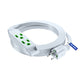 Extension Cord with 3 Outlets and Built-in Loop, Flat Extension Cord ETL Listed