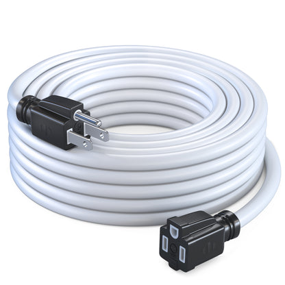 Extension Cord Power Cords Indoor 16 Gauge Wire Heavy Duty ETL Listed