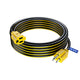 Maximm Extension Cord 1 Outlet 16 Gauge, Colored Wire,  ETL Listed