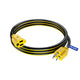 Maximm Extension Cord 1 Outlet 16 Gauge, Colored Wire,  ETL Listed