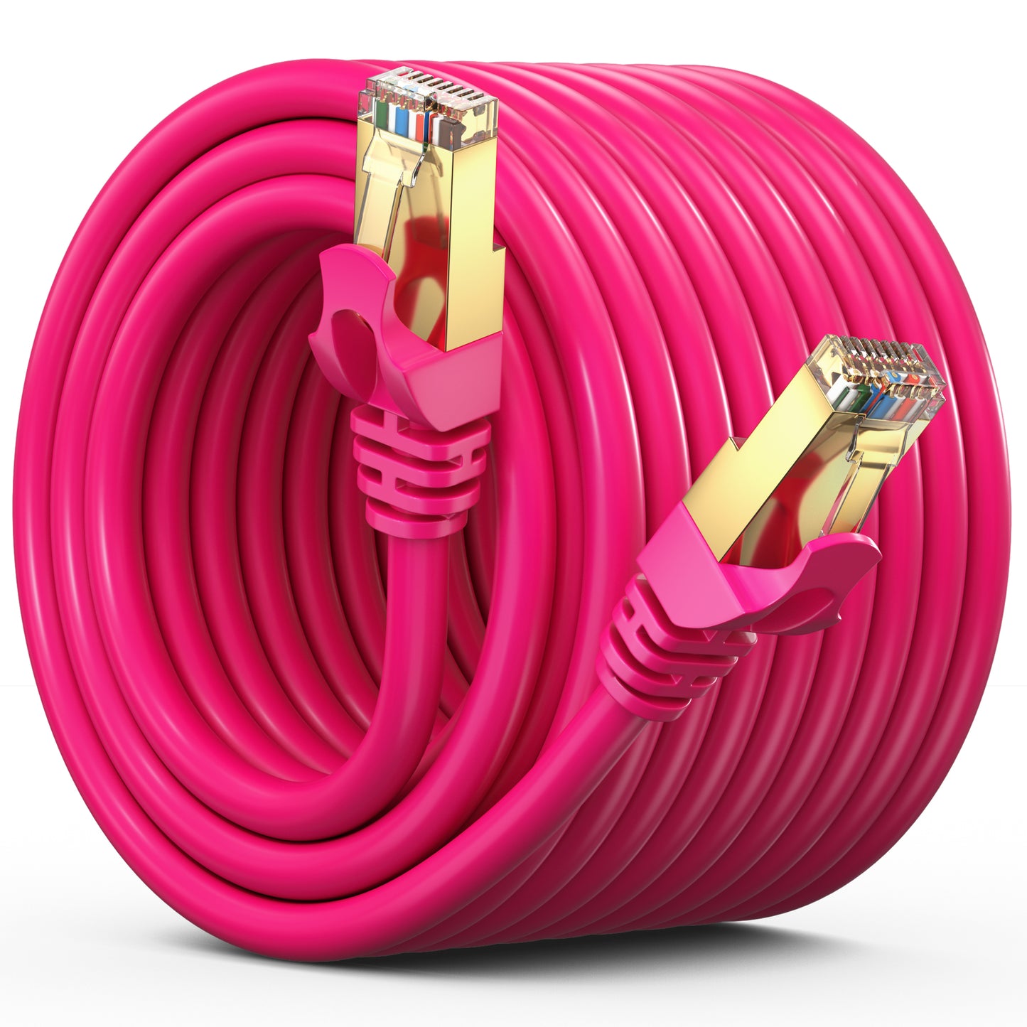 Cat 7 Ethernet Cable High-Speed Cat7 Internet & Network LAN Patch Cables, RJ45 Connectors