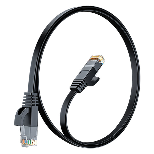 Maximm Cat 6 Ethernet Cable Flat, Internet & Network LAN Patch Cable