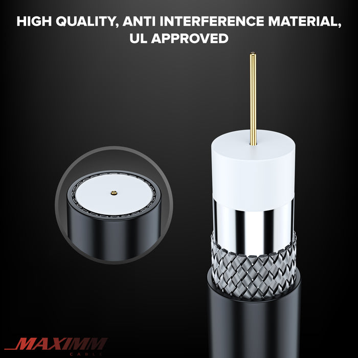 Black / 3 FT, Black / 10 FT, Black / 12 FT, Black / 15 FT, Black / 25 FT, Black / 30 FT, Black / 50 FT, Black / 100 FT