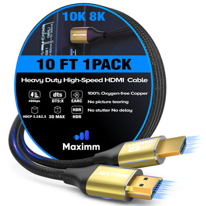Maximm Ultra High Speed Hdmi Cable, 8k 60 HZ