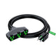 Extension Cord with 3 Outlets, 14 Gauge Indoor/Outdoor