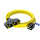 Extension Cord with 3 Outlets, 14 Gauge Indoor/Outdoor