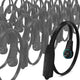25 Pack Rotating Flat Plug Extension Cord 16 AWG