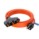 Extension Cord with 3 Outlets, 14 Gauge Indoor/Outdoor