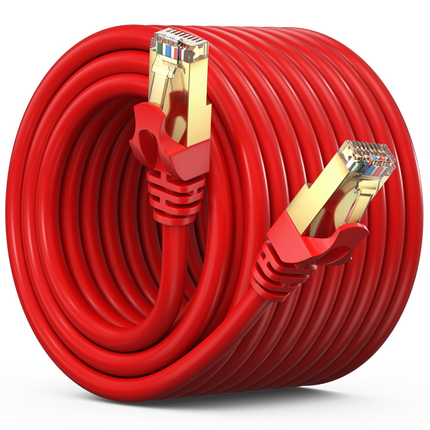 Cat 7 Ethernet Cable High-Speed Cat7 Internet & Network LAN Patch Cables, RJ45 Connectors