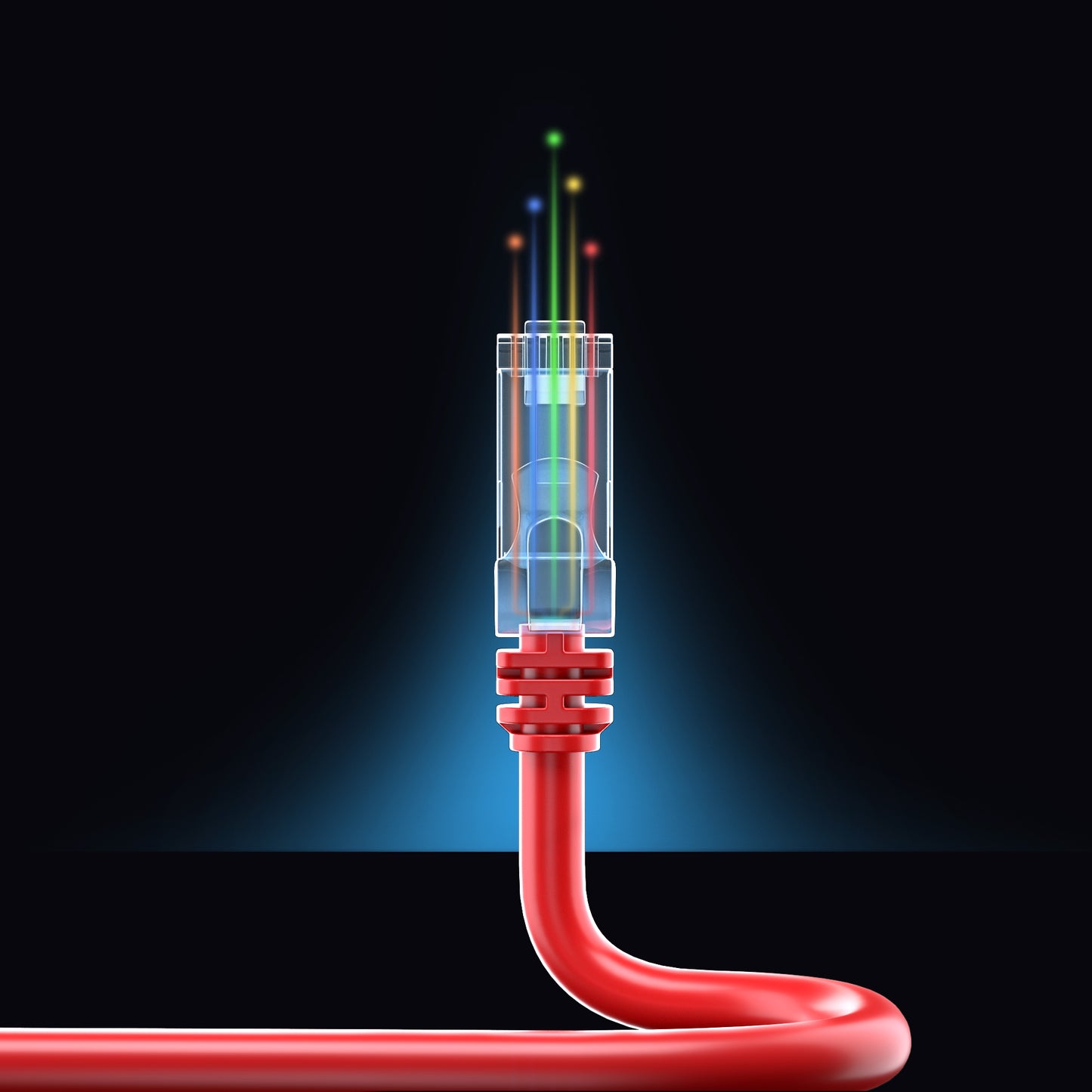 Red / 1 FT, Red / 6 FT, Red / 10 FT, Red / 15 FT, Red / 20 FT, Red / 25 FT, Red / 50 FT, Red / 100 FT, Red / 250 FT, Red / 0.6 FT