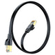 Maximm Cable Cat7 Flat Ethernet Cable, 10 Gbps, 600 MHz, Shielded RJ45 Gold Connectors Ultra-Thin Flexible Design for Home & Office Networking