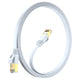 Maximm Cable Cat7 Flat Ethernet Cable, 10 Gbps, 600 MHz, Shielded RJ45 Gold Connectors Ultra-Thin Flexible Design for Home & Office Networking