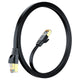 Maximm Cable Cat7 Flat Ethernet Cable, 10 Gbps, 600 MHz, Shielded RJ45 Gold Connectors Ultra-Thin Flexible Design for Home & Office Networking
