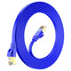Maximm Cable Cat7 Flat Ethernet Cable, 10 Gbps, 600 MHz, Shielded RJ45 Gold Connectors Ultra-Thin Flexible Design for Home & Office Networking