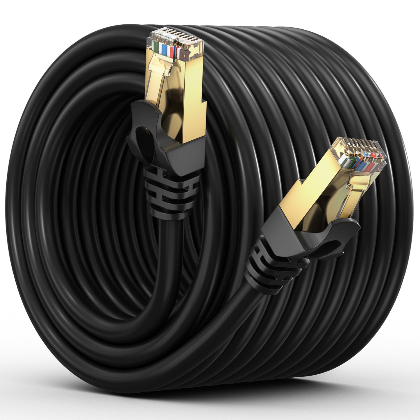 Cat 7 Ethernet Cable High-Speed Cat7 Internet & Network LAN Patch Cables, RJ45 Connectors