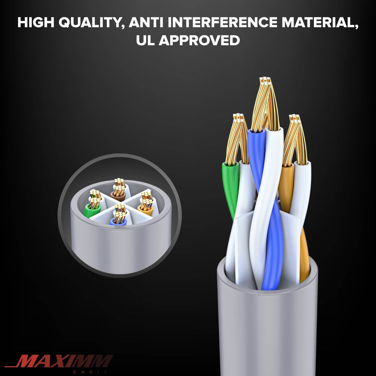 Cat 6 Ethernet Cable Pure Copper