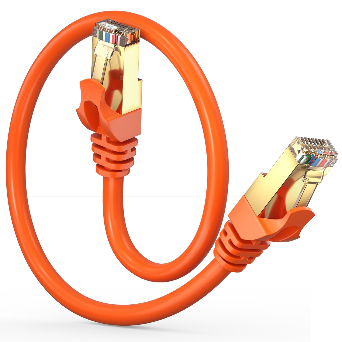 Cat 7 Ethernet Cable High-Speed Cat7 Internet & Network LAN Patch Cables, RJ45 Connectors