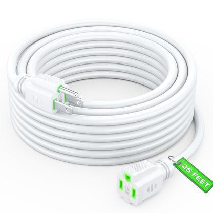 Extension Cord Power Cords Indoor 16 Gauge Wire Heavy Duty ETL Listed
