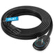 Maximm 2-Prong TV Power Cord, 360° Rotating Flat Plug, UL Listed, Non-Polarized, IEC C7 Cable