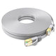 Maximm Cable Cat7 Flat Ethernet Cable, 10 Gbps, 600 MHz, Shielded RJ45 Gold Connectors Ultra-Thin Flexible Design for Home & Office Networking