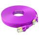 Maximm Cable Cat7 Flat Ethernet Cable, 10 Gbps, 600 MHz, Shielded RJ45 Gold Connectors Ultra-Thin Flexible Design for Home & Office Networking