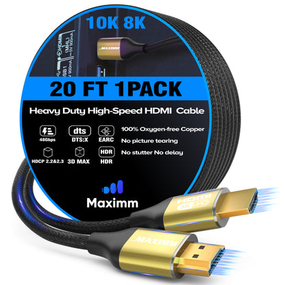 Maximm Ultra High Speed Hdmi Cable, 8k 60 HZ
