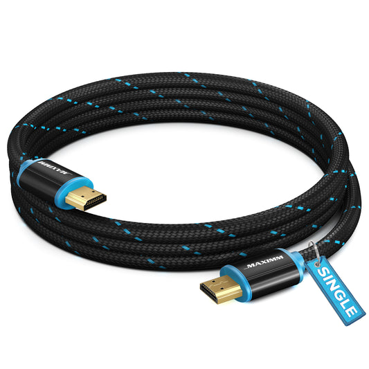 Maximm HDMI Cable 4K Ultra HD HDMI 2.0 Cable, High Speed 18Gbps 4K@60Hz HDR, 3D, 2160p, 1080p, HDCP 2.2, ARC