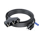 Extension Cord with 3 Outlets, 16 Gauge Indoor/Outdoor (2 Tone)