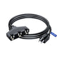 Extension Cord with 3 Outlets, 16 Gauge Indoor/Outdoor (2 Tone)