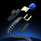 Maximm Cat7 Flat Braided Ethernet Cable, Network LAN Internet Patch Cable