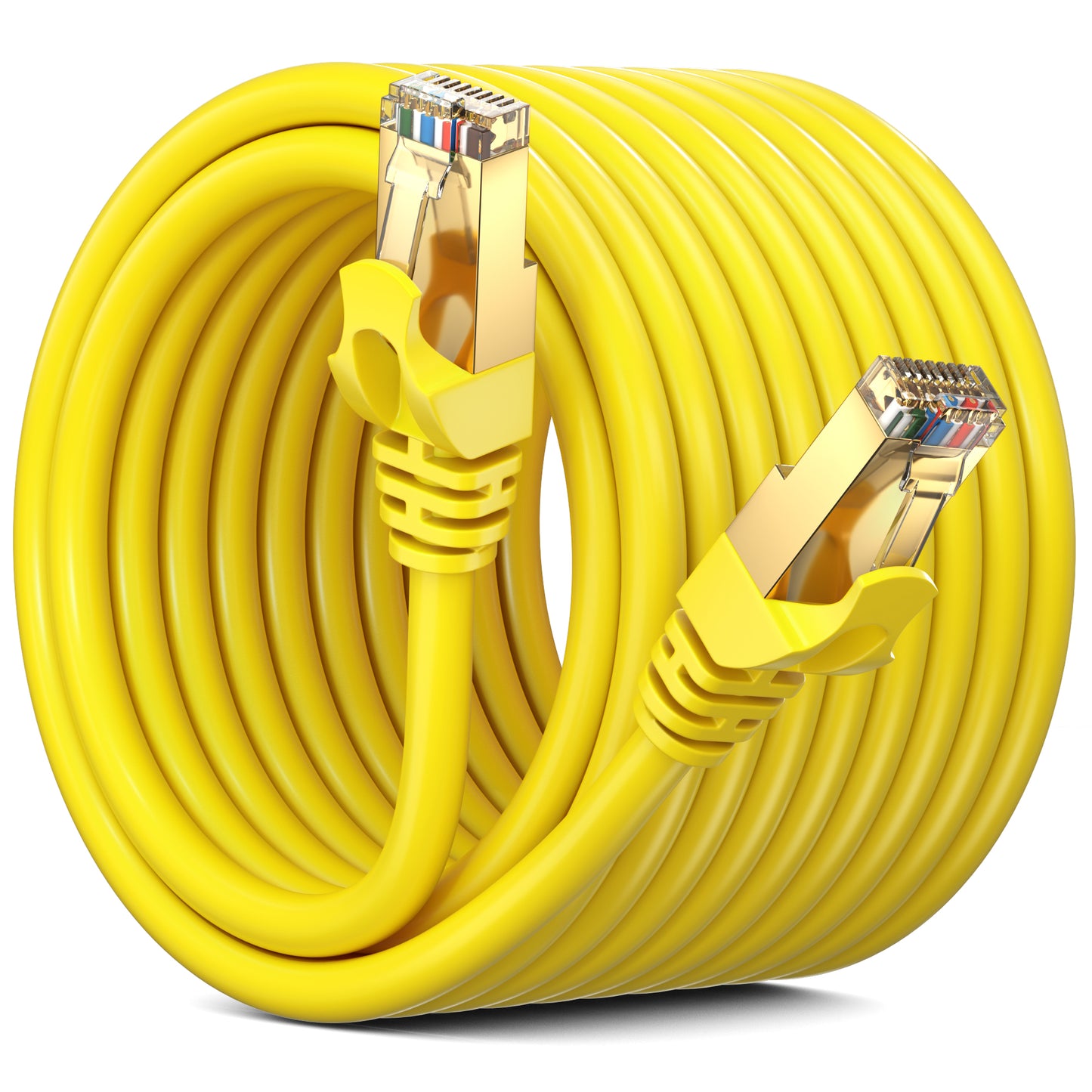 Cat 7 Ethernet Cable High-Speed Cat7 Internet & Network LAN Patch Cables, RJ45 Connectors