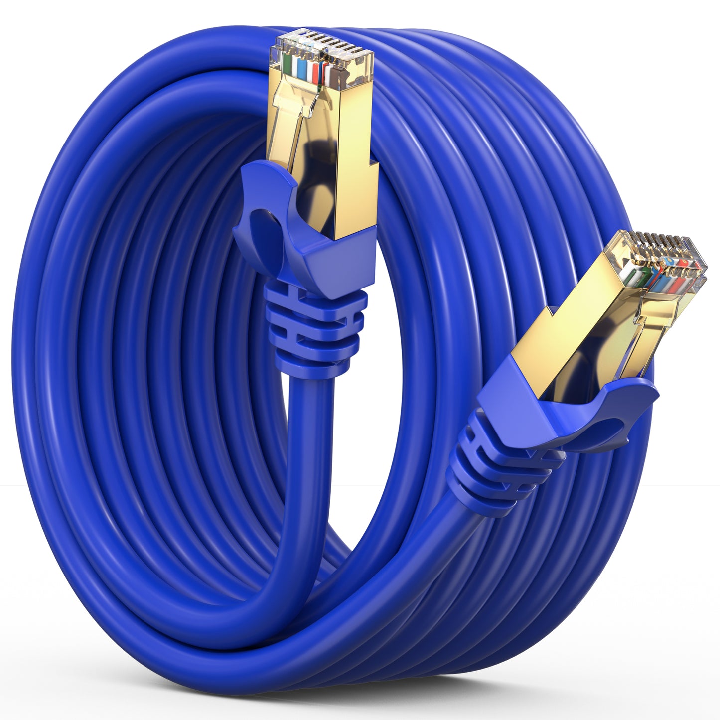 Cat 7 Ethernet Cable High-Speed Cat7 Internet & Network LAN Patch Cables, RJ45 Connectors