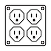 4 OUTLETS
