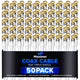 Coaxial Cable Trishield Straight to Straight End 50 Pack