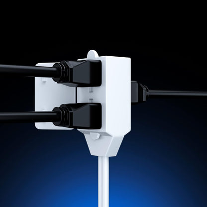Extension Cord with On/Off Foot Switch and Safety Cover, 3 Outlets