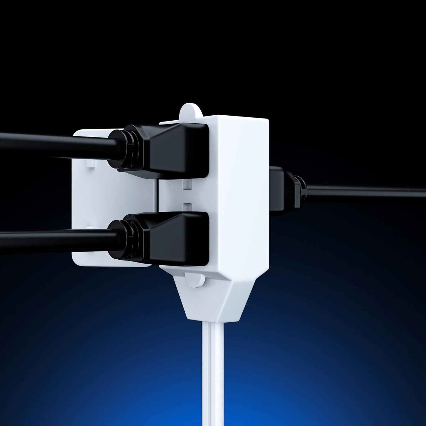 Maximm Extension Cord with on and Off Switch, Flat Plug Extension Cord with Multiple Outlets