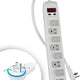 Maximm Power Strip Surge Protector 360 Degree Rotating Flat Plug, Heavy Duty Multi Outlet