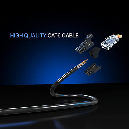 Maximm Cat6 Ethernet Cable High Speed CCA Outdoor Waterproof Cable