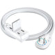3-Outlet 2-Prong Rotating Flat Extension Cord 16 Gauge