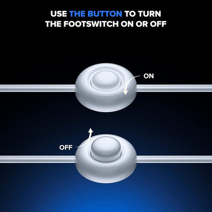 3-Outlet Extension Cord with Foot Switch