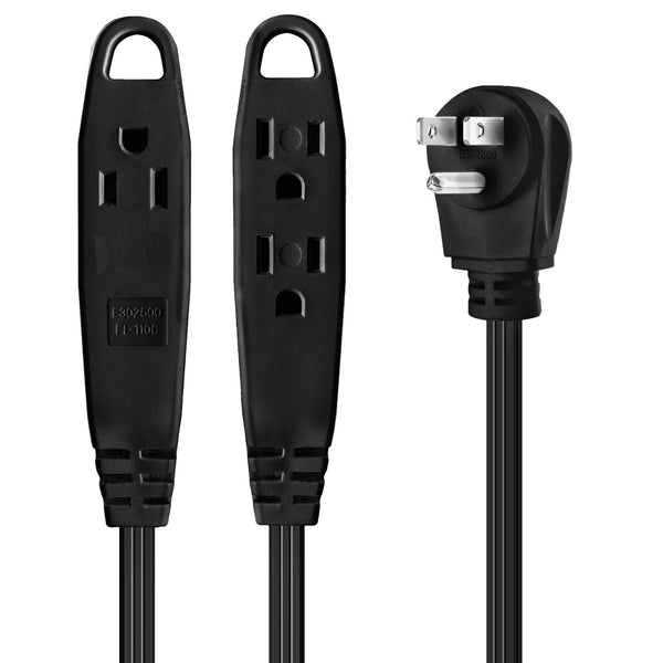 3-Outlet Extension Cord with Loop 16 Gauge
