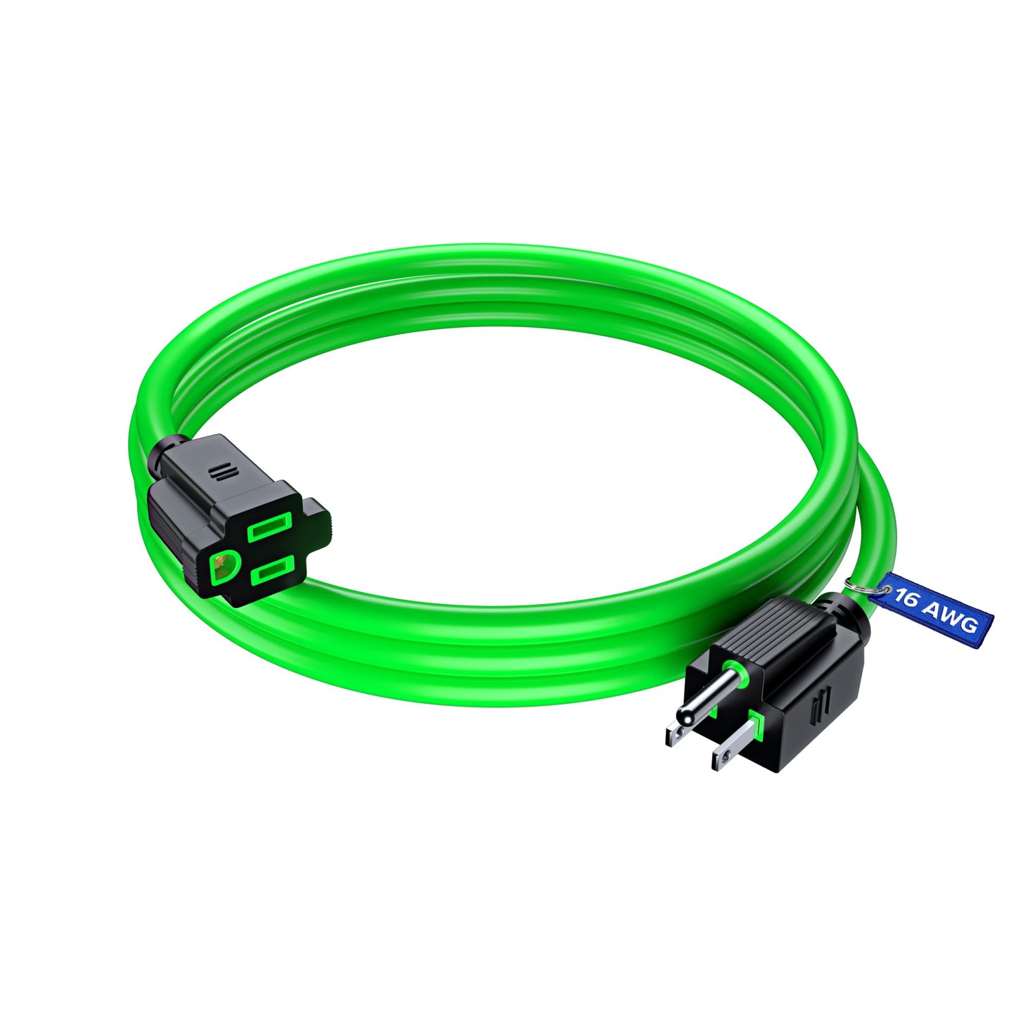 1-Outlet Extension Cord, 16 Gauge