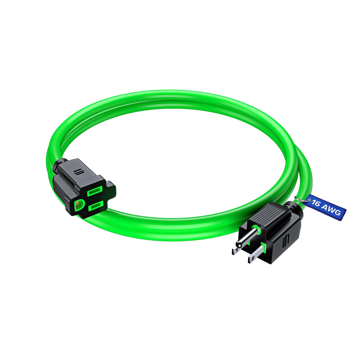 1-Outlet Extension Cord, 16 Gauge