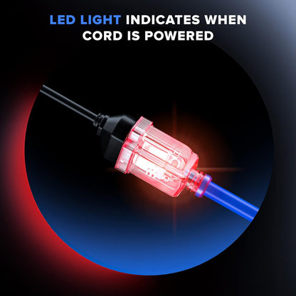 1-Outlet Lighted Extension Cord 16 Gauge